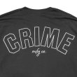 画像4: CRIME ロングスリーブTシャツ / ARCH (BLACK) (4)