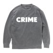 画像2: CRIME CREWNECK SWEAT / BS LOGO (2)