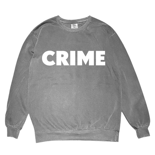 画像1: CRIME CREWNECK SWEAT / BS LOGO (1)