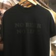 画像3: NO BEER NO LIFE Tシャツ (BLACK/BLACK) (3)