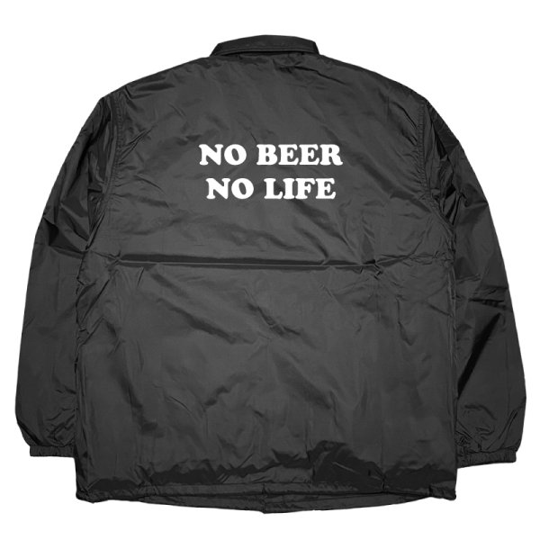 画像1: NO BEER NO LIFE / BOA COACH JACKET (BLACK) (1)