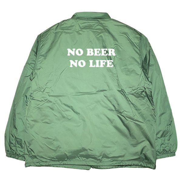 画像1: NO BEER NO LIFE / BOA COACH JACKET (DARK GREEN) (1)