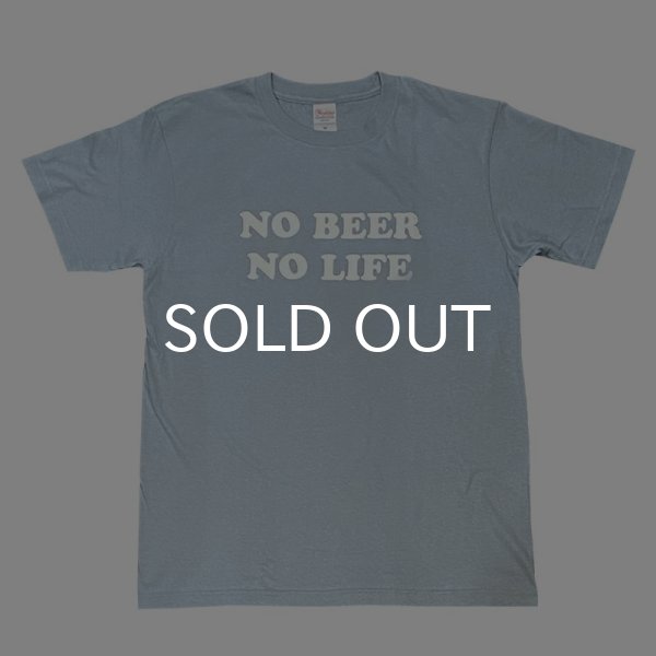 画像1: NO BEER NO LIFE Tシャツ (ACID BLUE) (1)