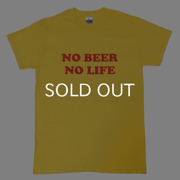 画像1: NO BEER NO LIFE Tシャツ (DAISY/RED) (1)