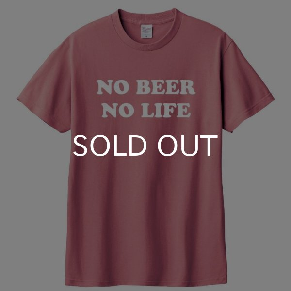 画像1: 【SALE】NO BEER NO LIFE Tシャツ (FROSTY CORAL) (1)