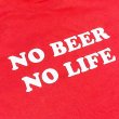 画像2: NO BEER NO LIFE Tシャツ (ITALIAN RED) (2)