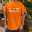 画像3: NO BEER NO LIFE Tシャツ (SAFETY ORANGE/WHITE) (3)