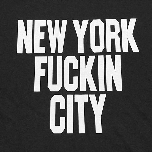 NEW YORK FUCKIN CITY Tシャツ (BLACK) | CRIME ONLINE STORE