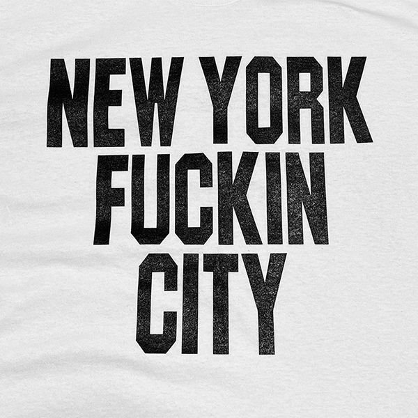 NEW YORK FUCKIN CITY Tシャツ (WHITE) | CRIME ONLINE STORE