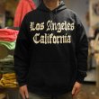 画像2: LOS ANGELS HOODIE (BLACK) (2)