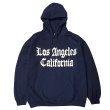 画像1: LOS ANGELS HOODIE (NAVY) (1)