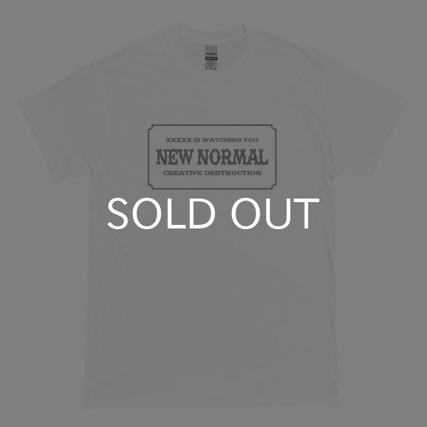 画像1: NEW NORMAL Tシャツ (WHITE/GREY)【メンバー割有】 (1)