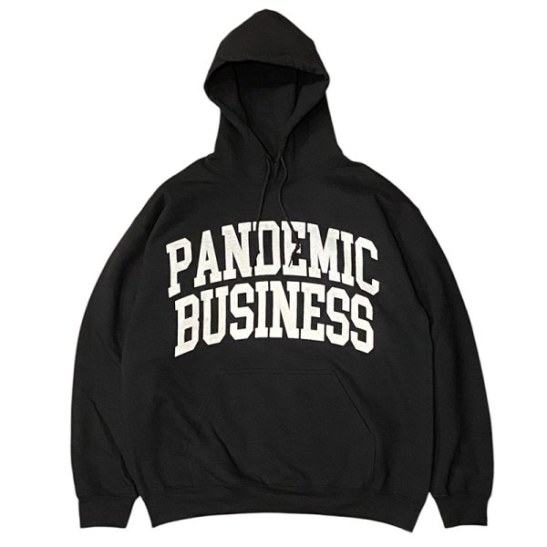 画像1: PANDEMIC BUSINESS HOODIE (BLACK) (1)