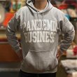 画像2: PANDEMIC BUSINESS HOODIE (HEATHER GREY) (2)