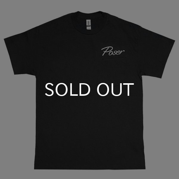 画像1: POSER POCKET Tシャツ (BLACK) (1)