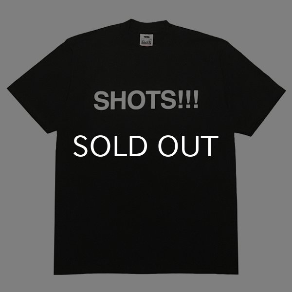 画像1: SHOTS!!! Tシャツ (BLACK) (1)