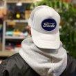 画像1: FUCK LOGO SNAPBACK CAP (WHITE/BLUE) (1)