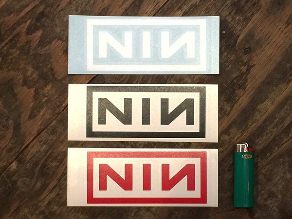 nine inch オファー nailsステッカー