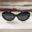 画像2: KURT COBAIN STYLE OVAL SUNGLASS / カート・コバーン オーバル・サングラス (BLACK) (2)