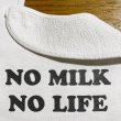 画像2: 【1/29入荷】NO MILK NO LIFE ベビースタイ・ビブ  (WHITE) (2)