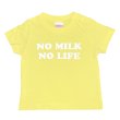 画像1: NO MILK NO LIFE キッズTシャツ / (LIGHT YELLOW) (1)