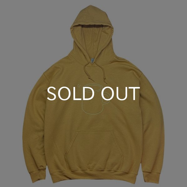 画像1: MUG HOODIE (OLD GOLD/CREAM) (1)