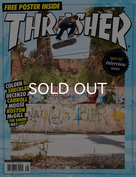 画像1: THRASHER / MAGAZINE 2012年8月号 #385【FREE POSTER】 (1)