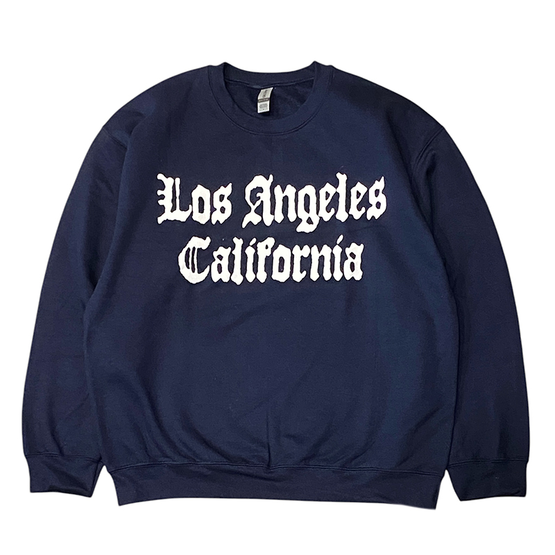 LOS ANGELS CREWNECK (NAVY)